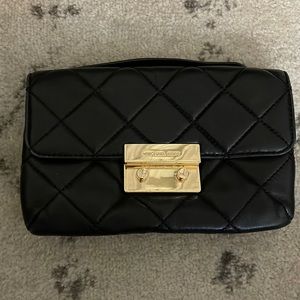 MICHAEL Kors black leather crossbody